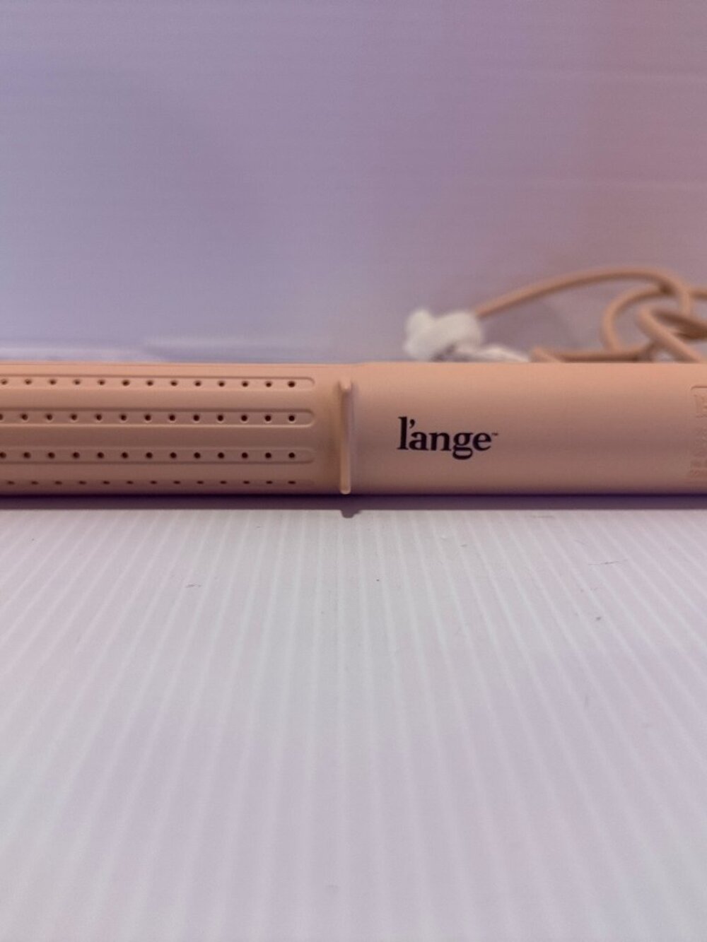 Lange Le Duo 360 Airflow Styler 2-in-1 Curling Wand Flat Iron Blush Pink Works